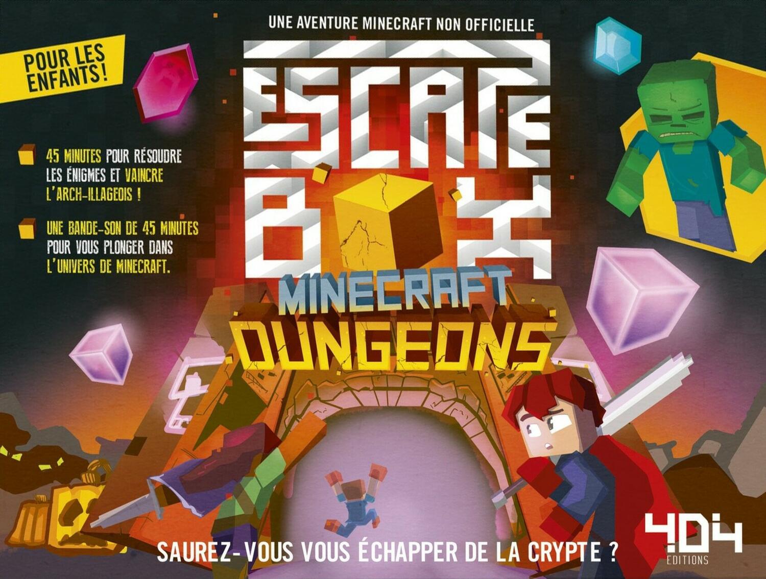 Escape Box: Minecraft Dungeons Cover