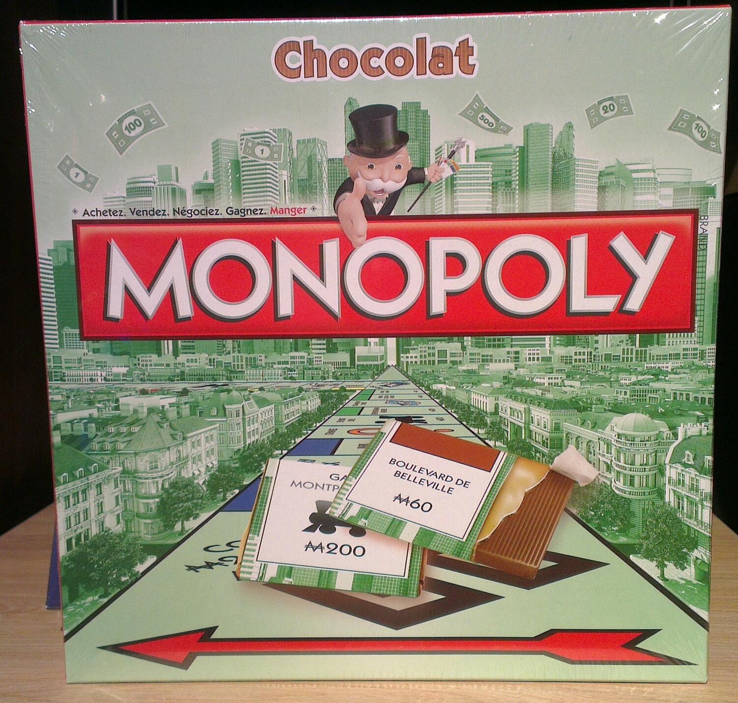 Monopoly: Chocolat Cover 3d