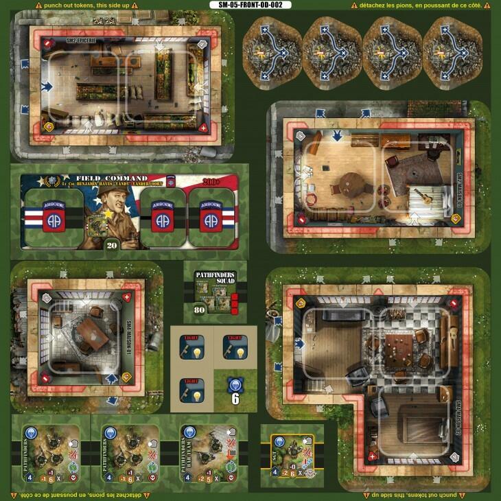 Heroes of Normandie: Sainte-Mère Eglise Tuiles