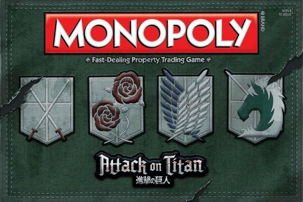 Monopoly: Attack on Titan Cover