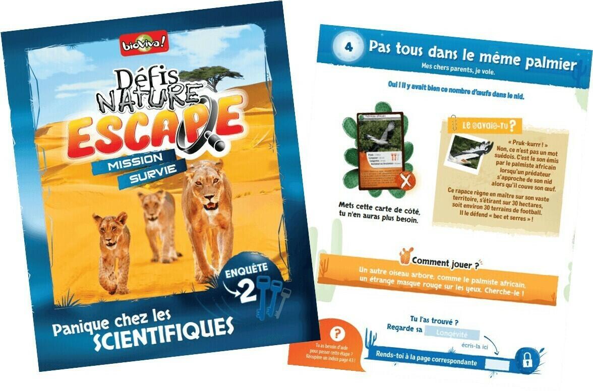 Défis Nature: Escape - Mission Survie Eclate