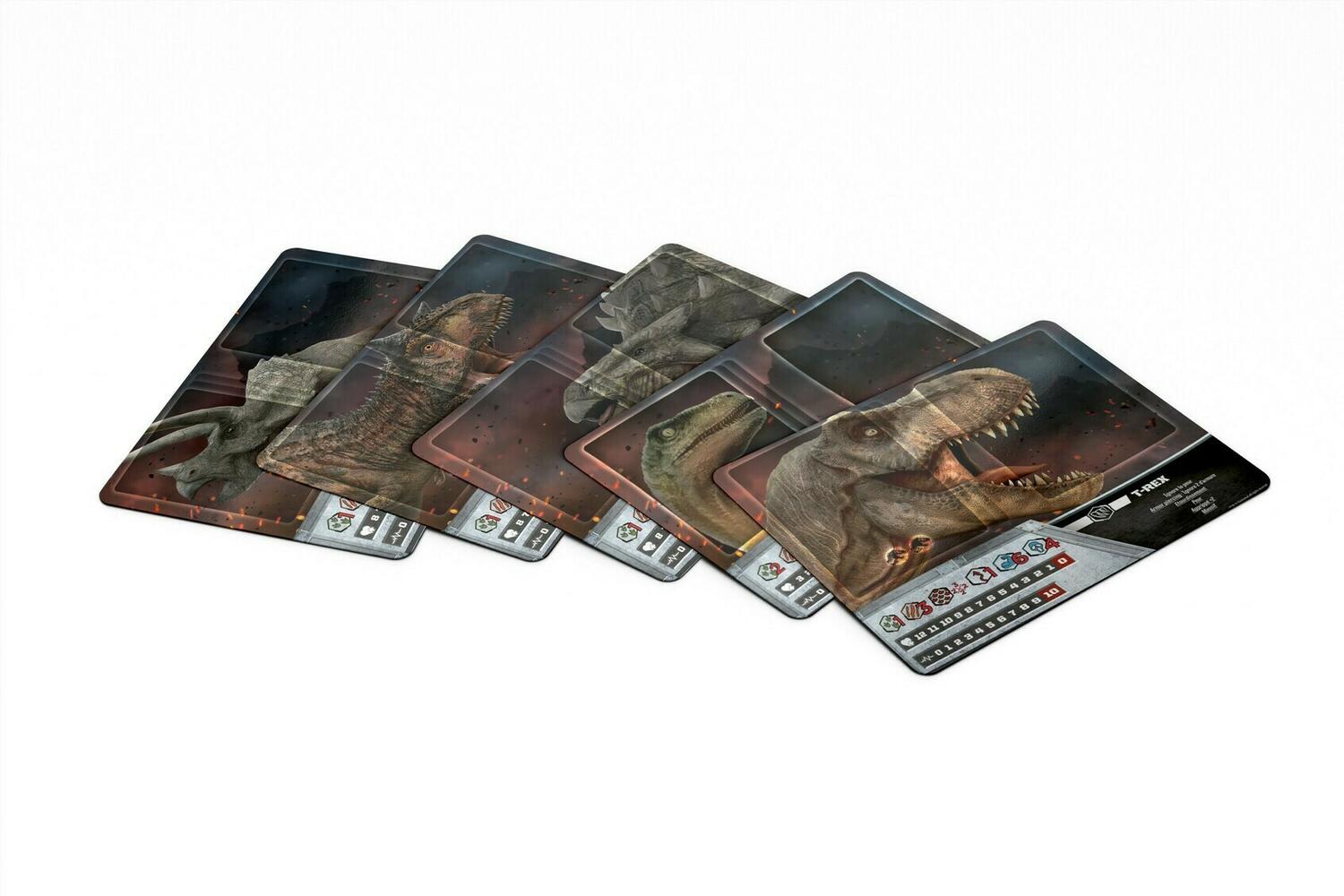 Jurassic World: Miniature Game Cartes