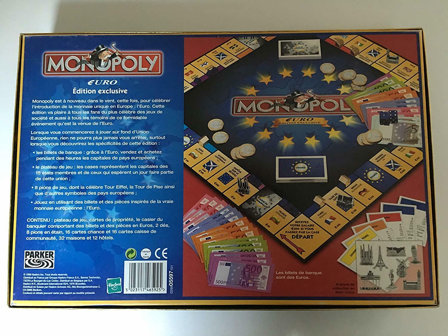Monopoly: Euro Édition Exclusive Back