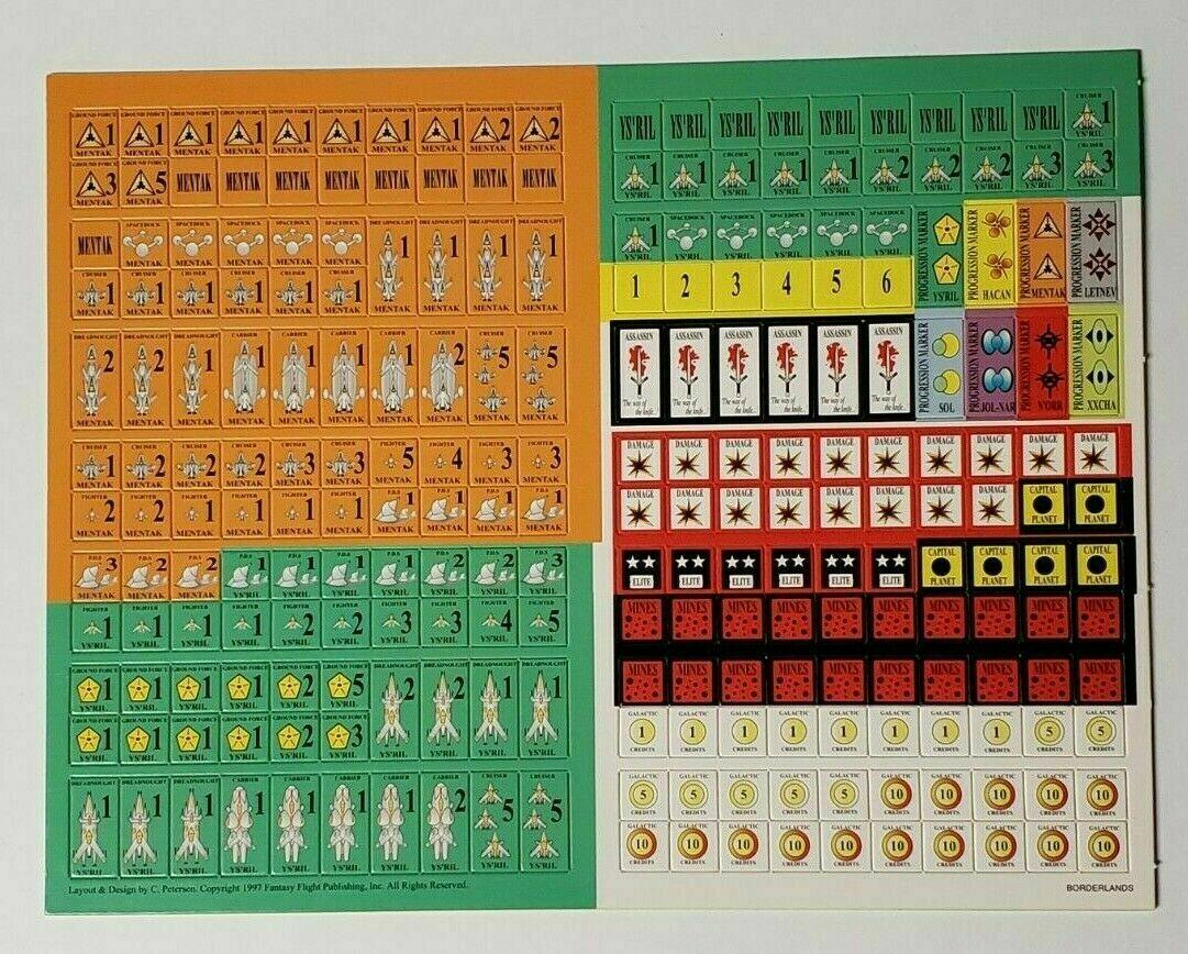 Twilight Imperium: Borderlands Tuiles