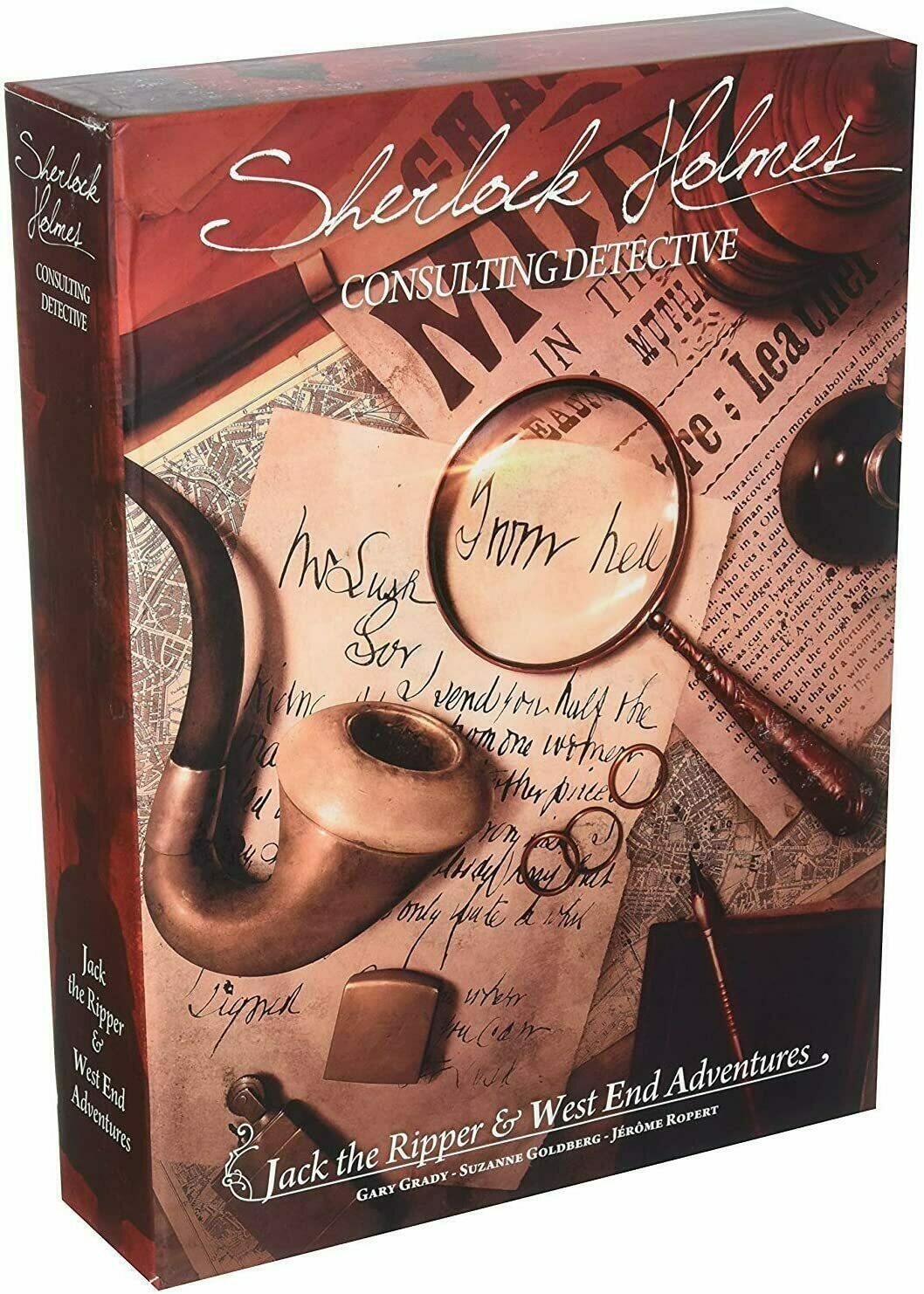 Sherlock Holmes: Consulting Detective - Jack the Ripper & West End Adventures Cover 3d