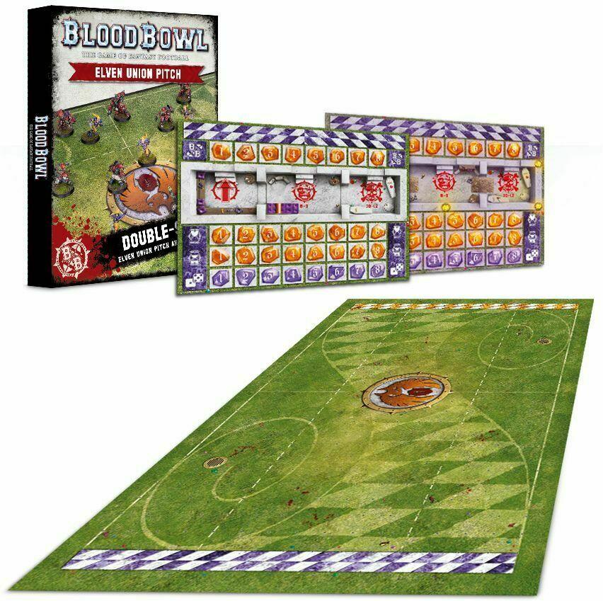 Blood Bowl: The Game of Fantasy Football - Elven Union Pitch Eclate