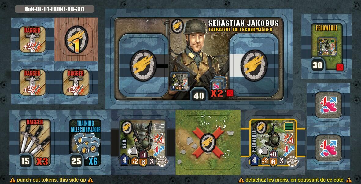 Heroes of Normandie: GE Airborne Tuiles