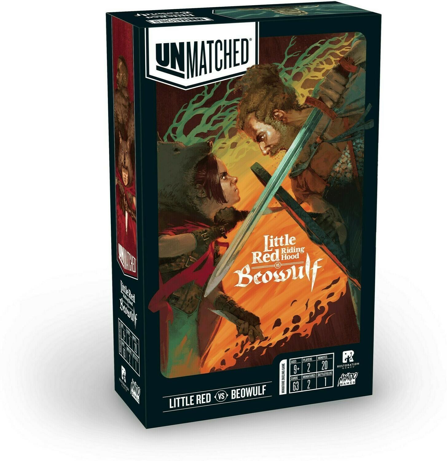 Unmatched: Little Red Riding Hood vs. Beowulf Cover 3d