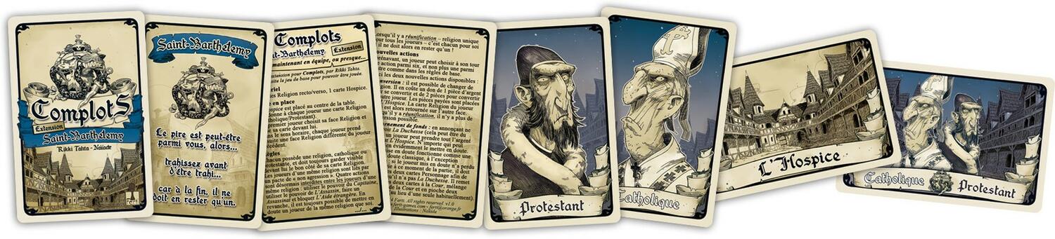 Complots: Saint Barthélemy Cartes
