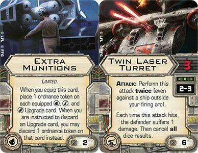 Star Wars: X-Wing - Le Jeu de Figurines - Punishing One Cartes