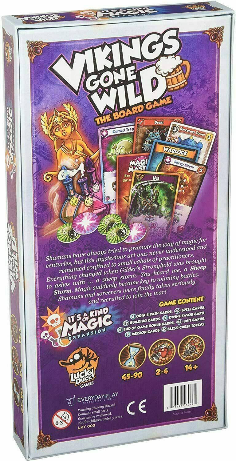 Vikings Gone Wild: It's a Kind of Magic English Back 3d