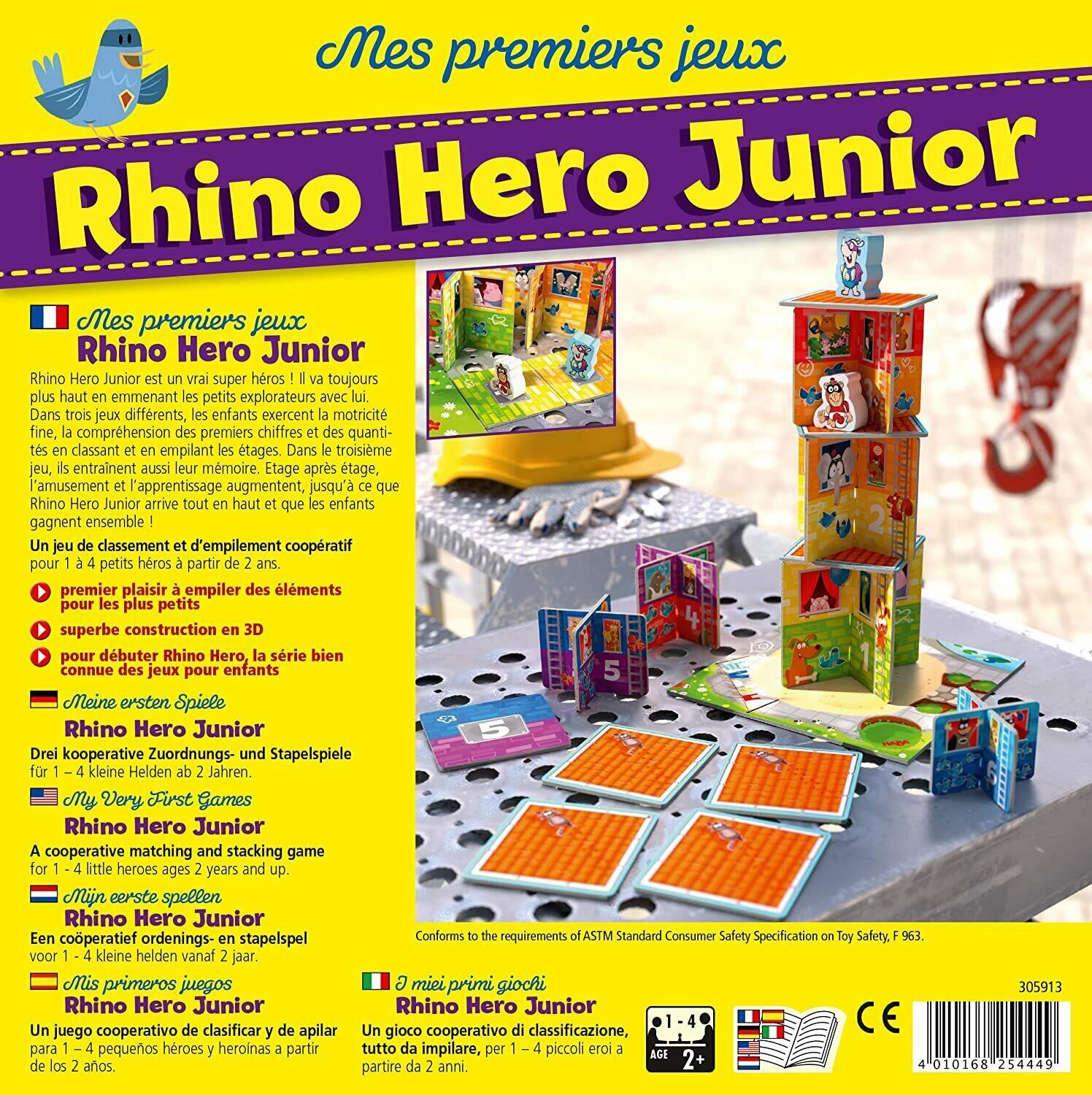 Mes Premiers Jeux: Rhino Hero Junior Back