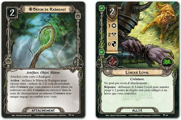 Le Seigneur des Anneaux: Le Jeu de Cartes - Le Destin des Terres Sauvages Cartes