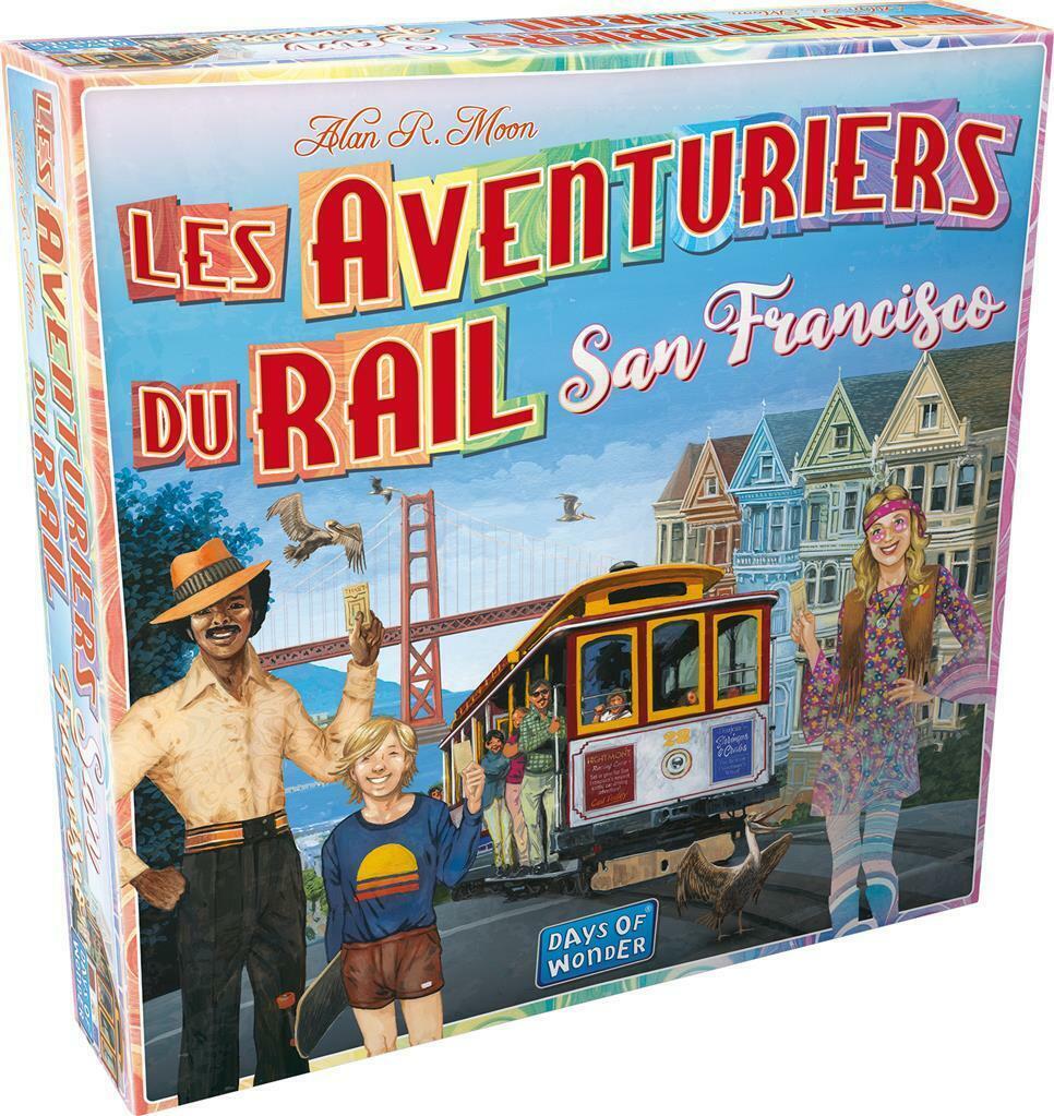 Les Aventuriers du Rail: San Francisco Cover 3d