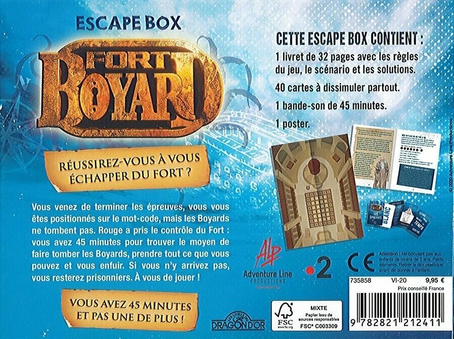 Escape Box: Fort Boyard 2020 Back
