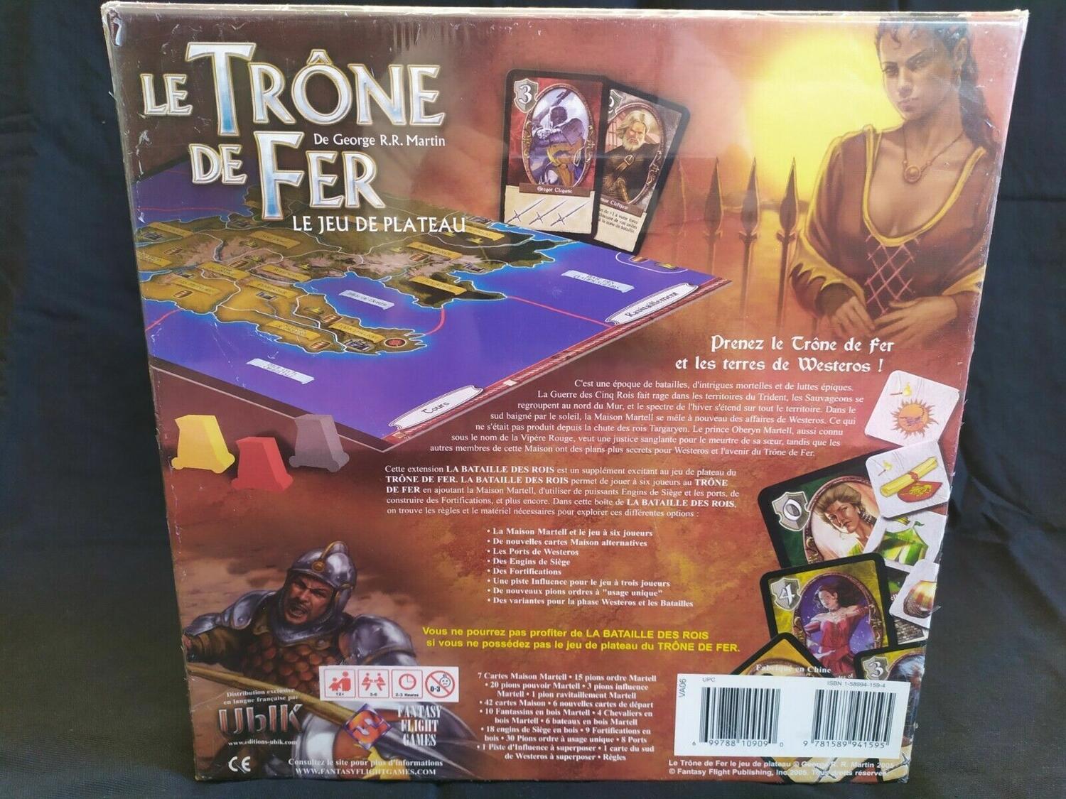 Le Trône de Fer: La Bataille des Rois Back 3d
