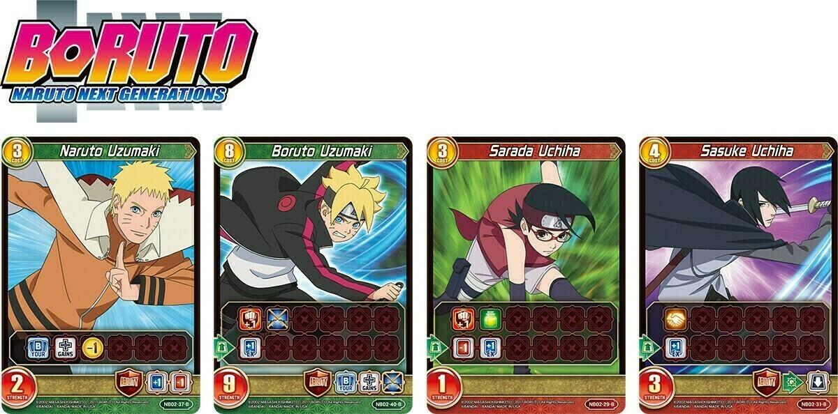 Naruto Boruto: Card Game - Naruto Shippuden & Boruto Set Cartes