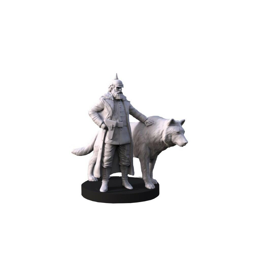 Scythe Figurine loup