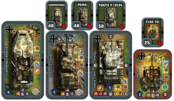 Heroes of Normandie: Extra Unit US-GE Tuiles