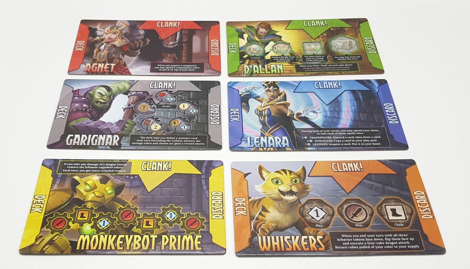Clank ! La Grande Aventure Cartes