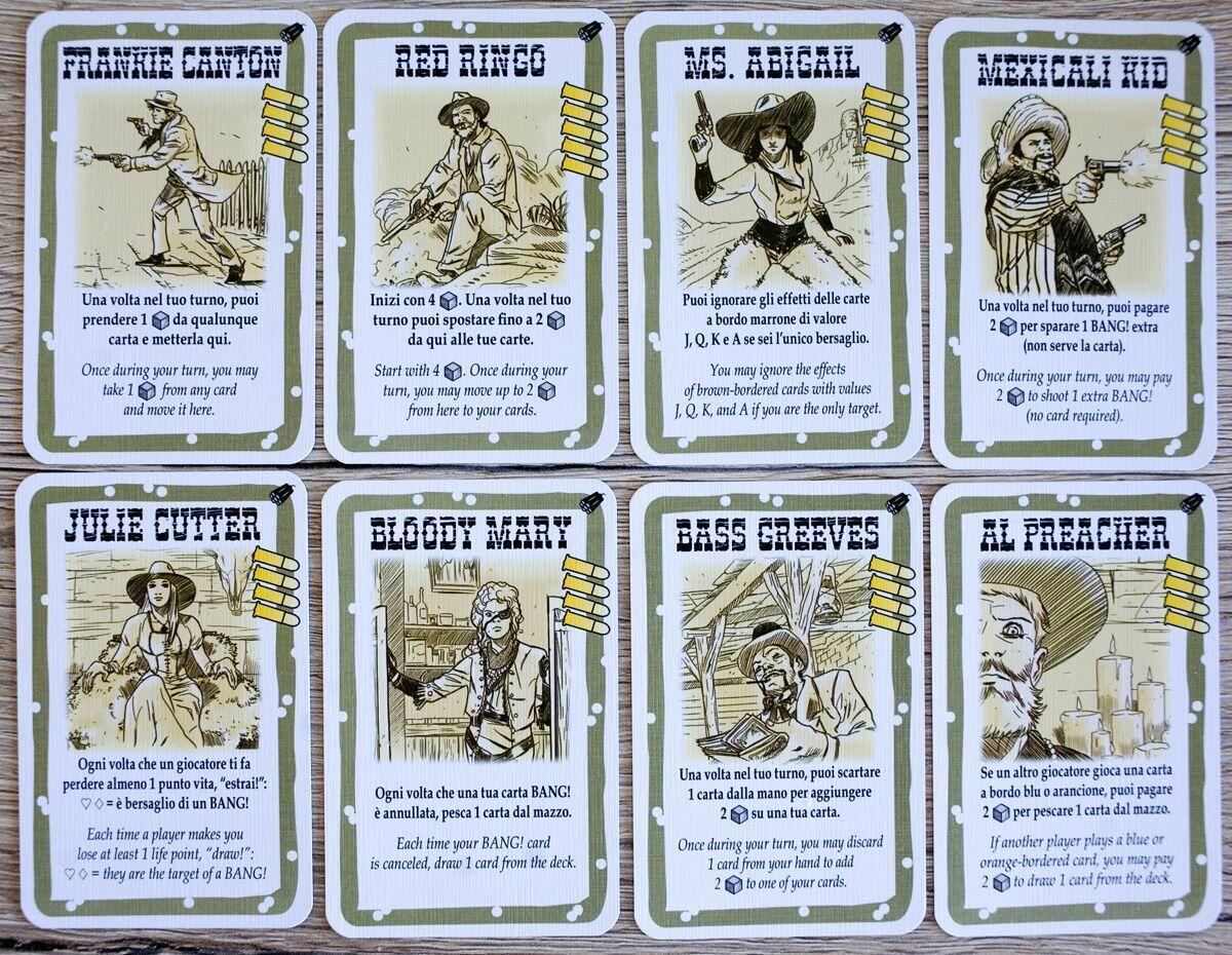 BANG ! Armés & Dangereux Cartes