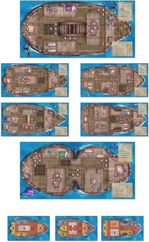 L'Île des Chats: Pack de Bateaux Eclate