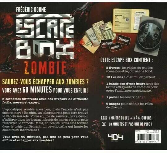 Escape Box: Zombie Back