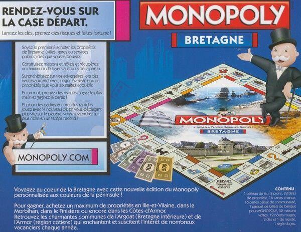 Monopoly: Bretagne 2007 Back