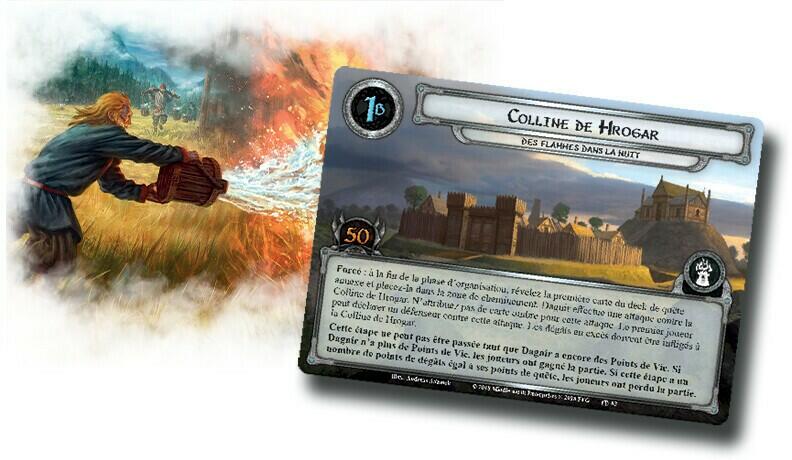 Le Seigneur des Anneaux: Le Jeu de Cartes - Des Flammes dans la Nuit Carte