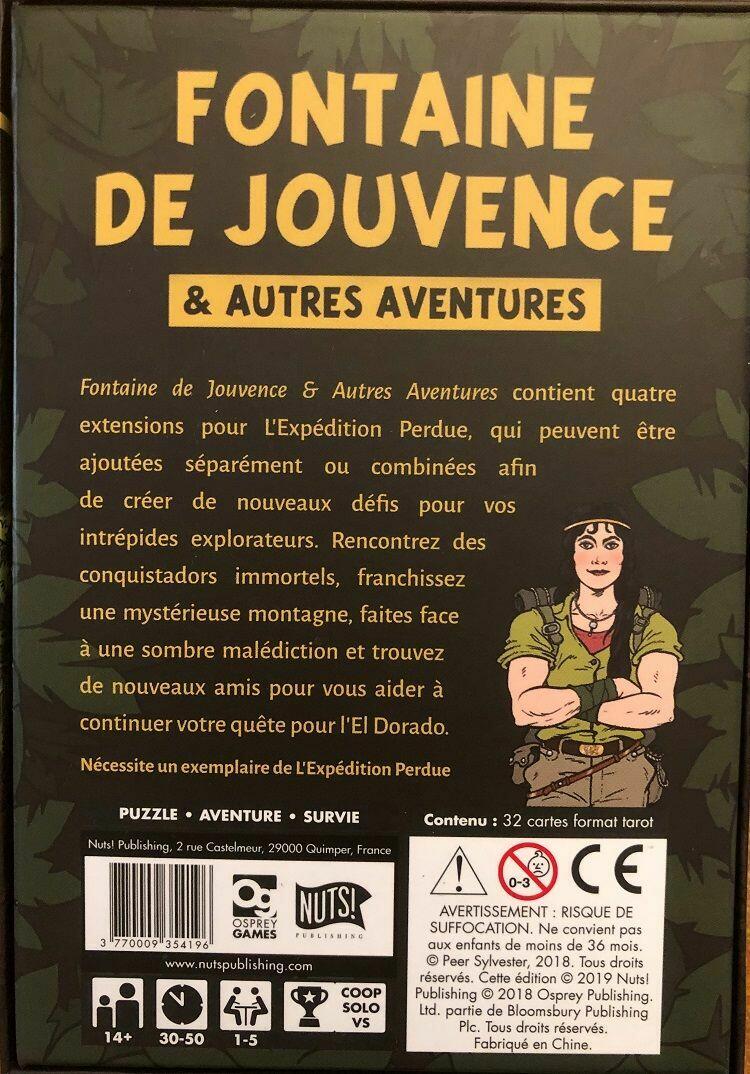 L'Expédition Perdue: Fontaine de Jouvence Back