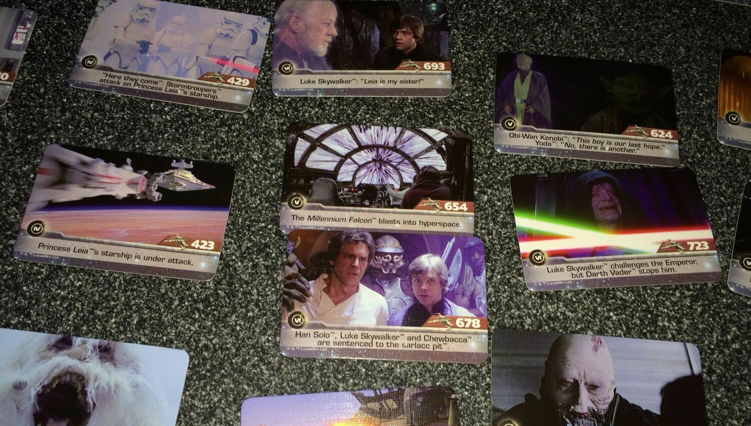 Timeline: Star Wars Cartes