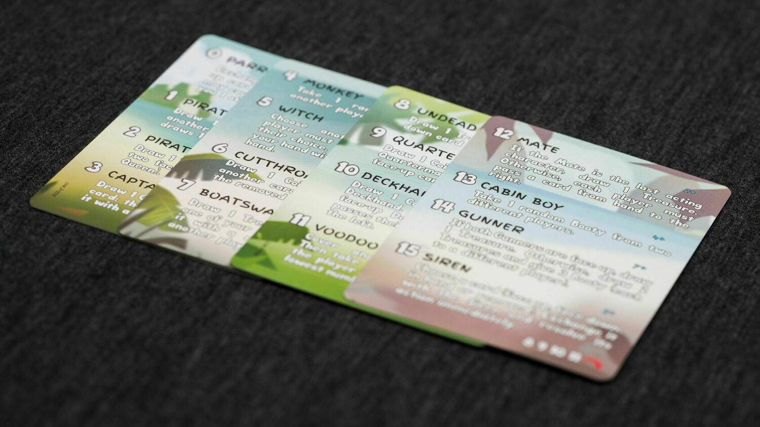 Black Skull Island Cartes