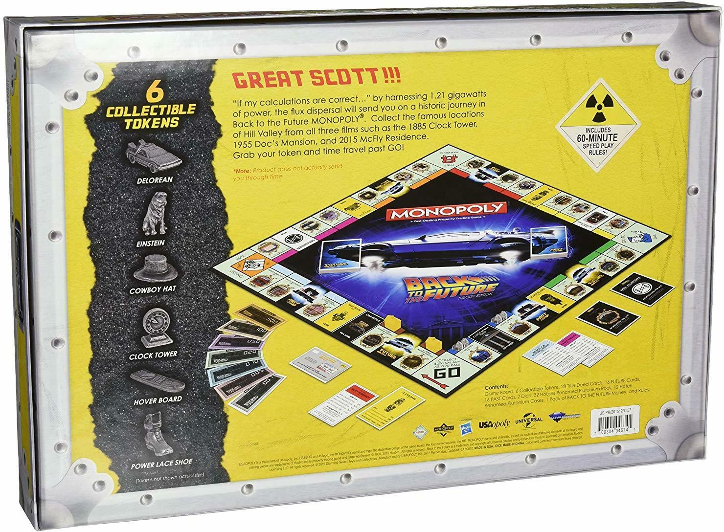 Monopoly: Back to the Future Back 3d