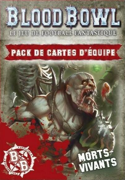Blood Bowl: Le Jeu de Football Fantastique - Pack de Cartes d'Équipe - Morts Vivants Cover