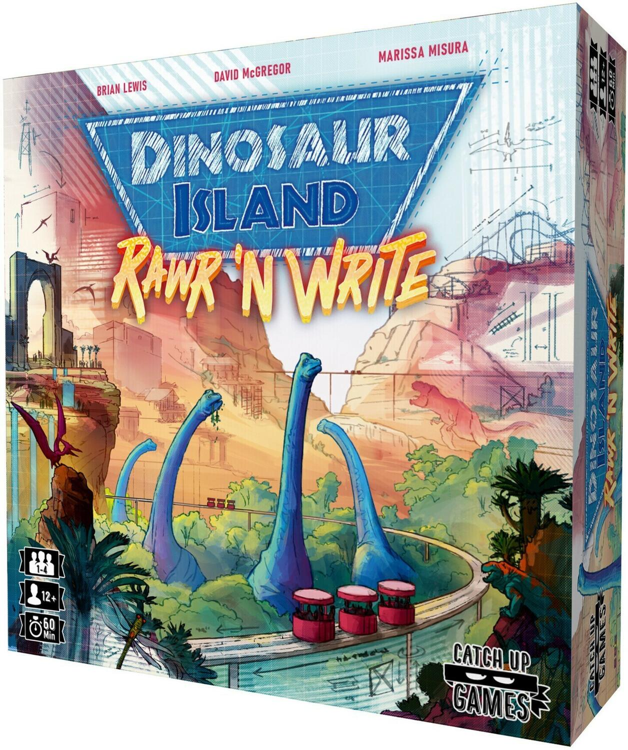 Dinosaur Island: Rawr 'n Write Cover 3d