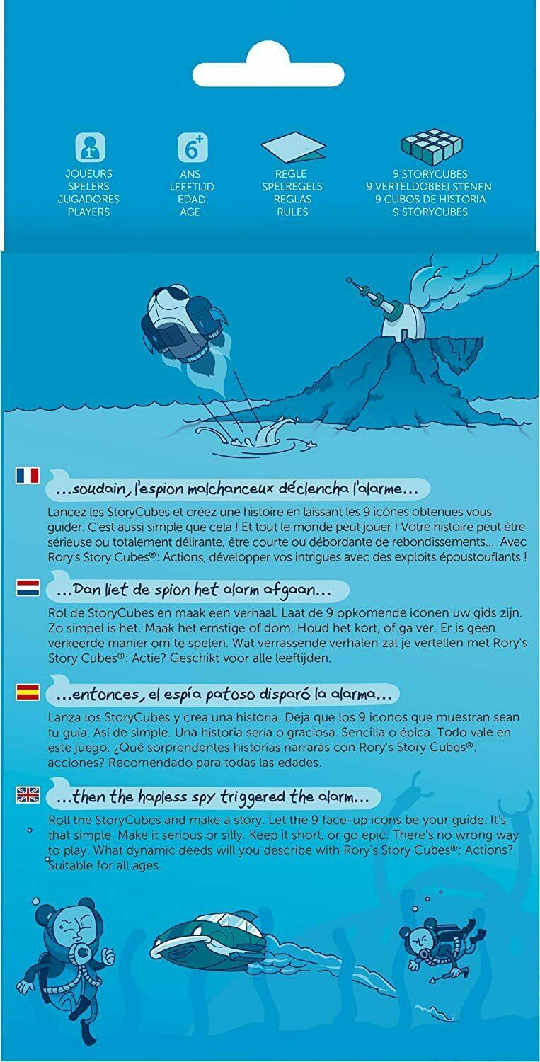 Rory's Story Cubes: Actions (Blister) Back