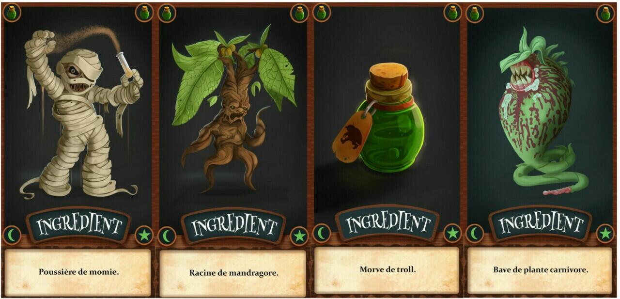 Potions & Sortilèges Cartes
