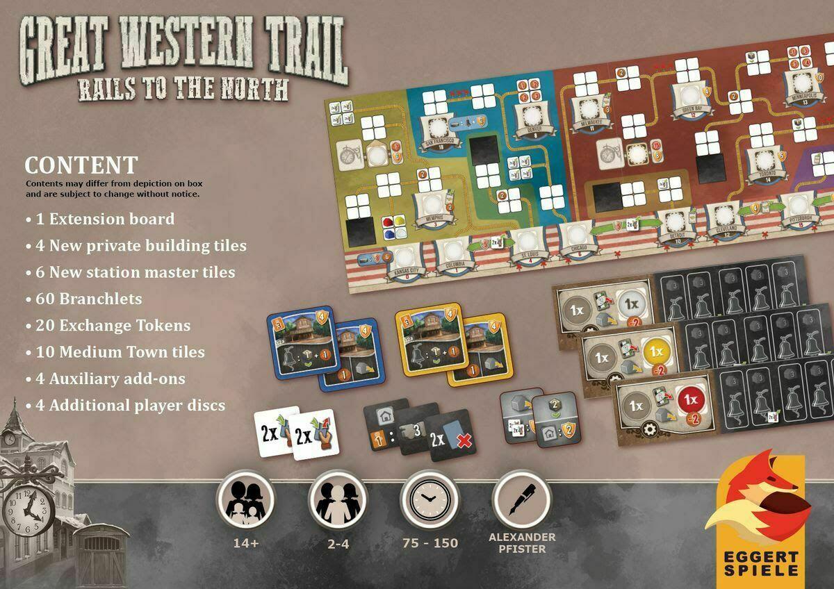 Great Western Trail: Rails to the North Content