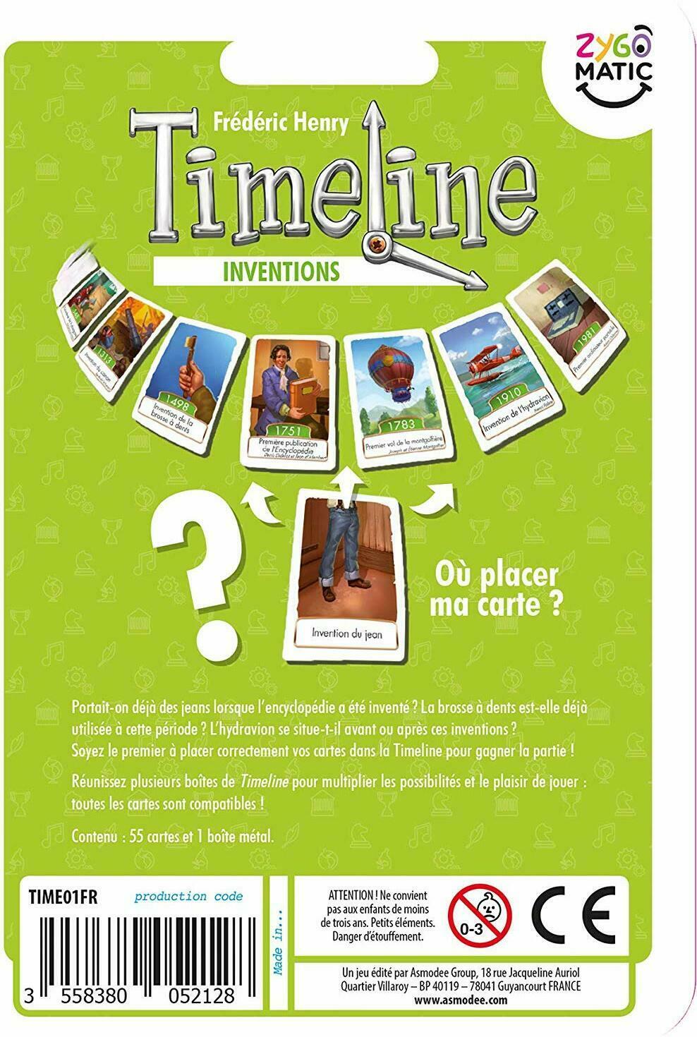 Timeline: Inventions Back