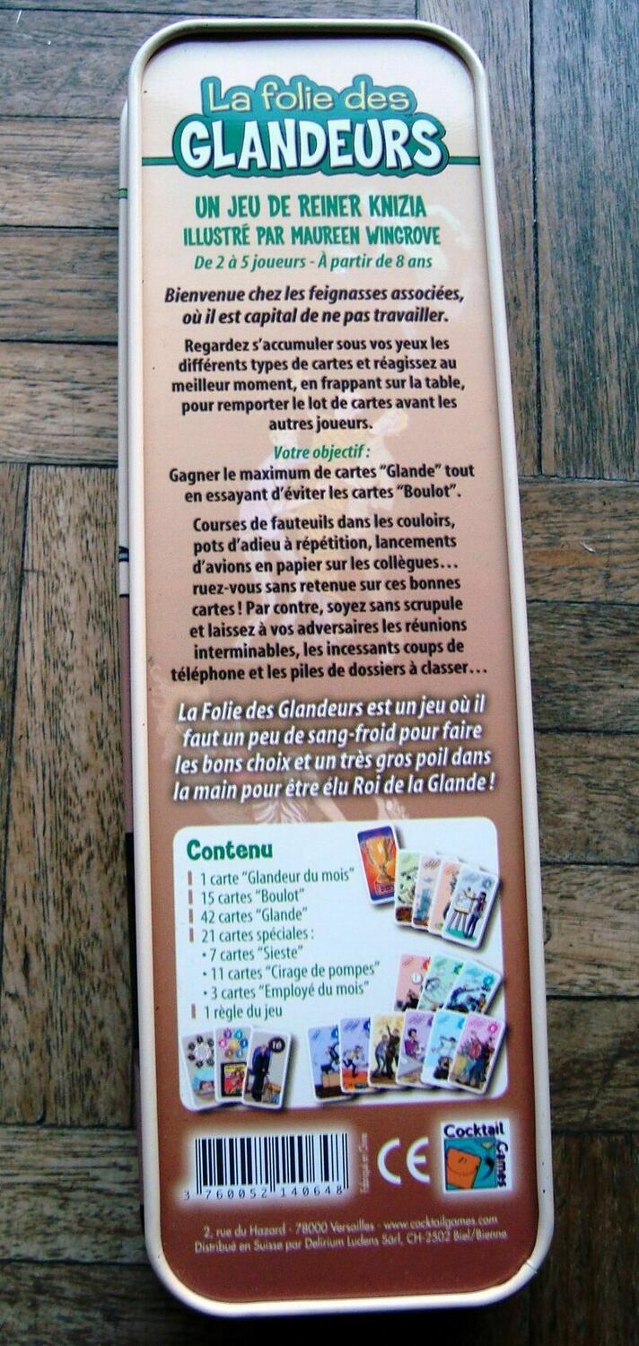 La Folie des Glandeurs Back 3d