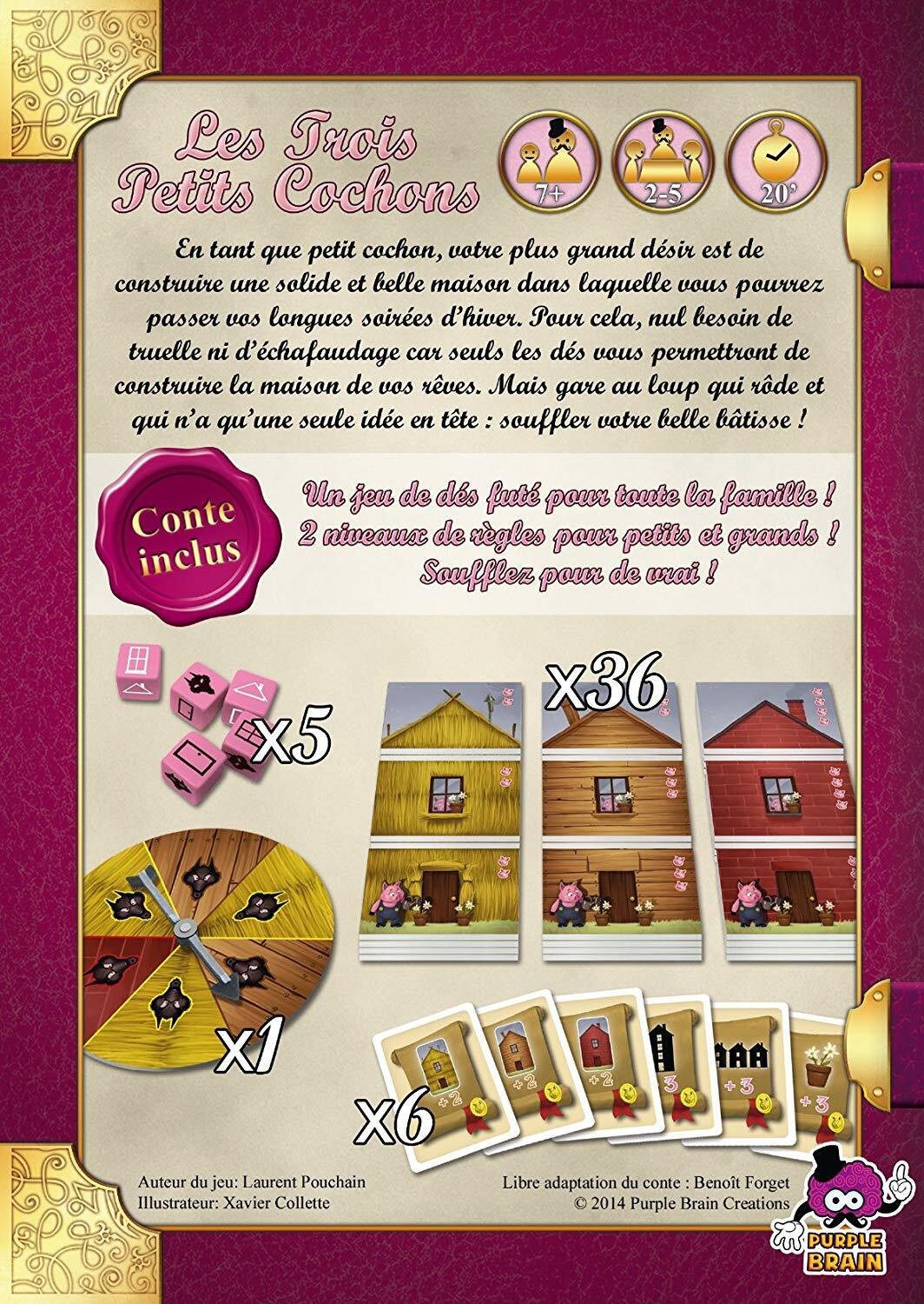 Les Trois Petits Cochons Back