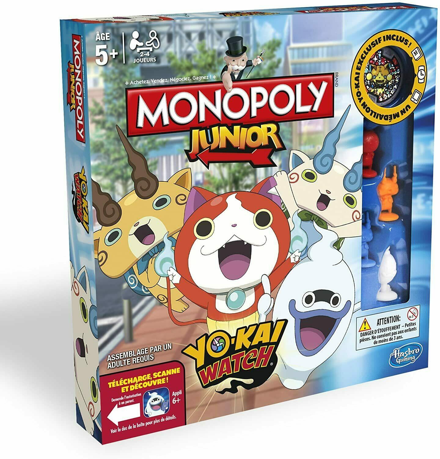Monopoly: Junior - Yo-Kaï Watch Cover 3d