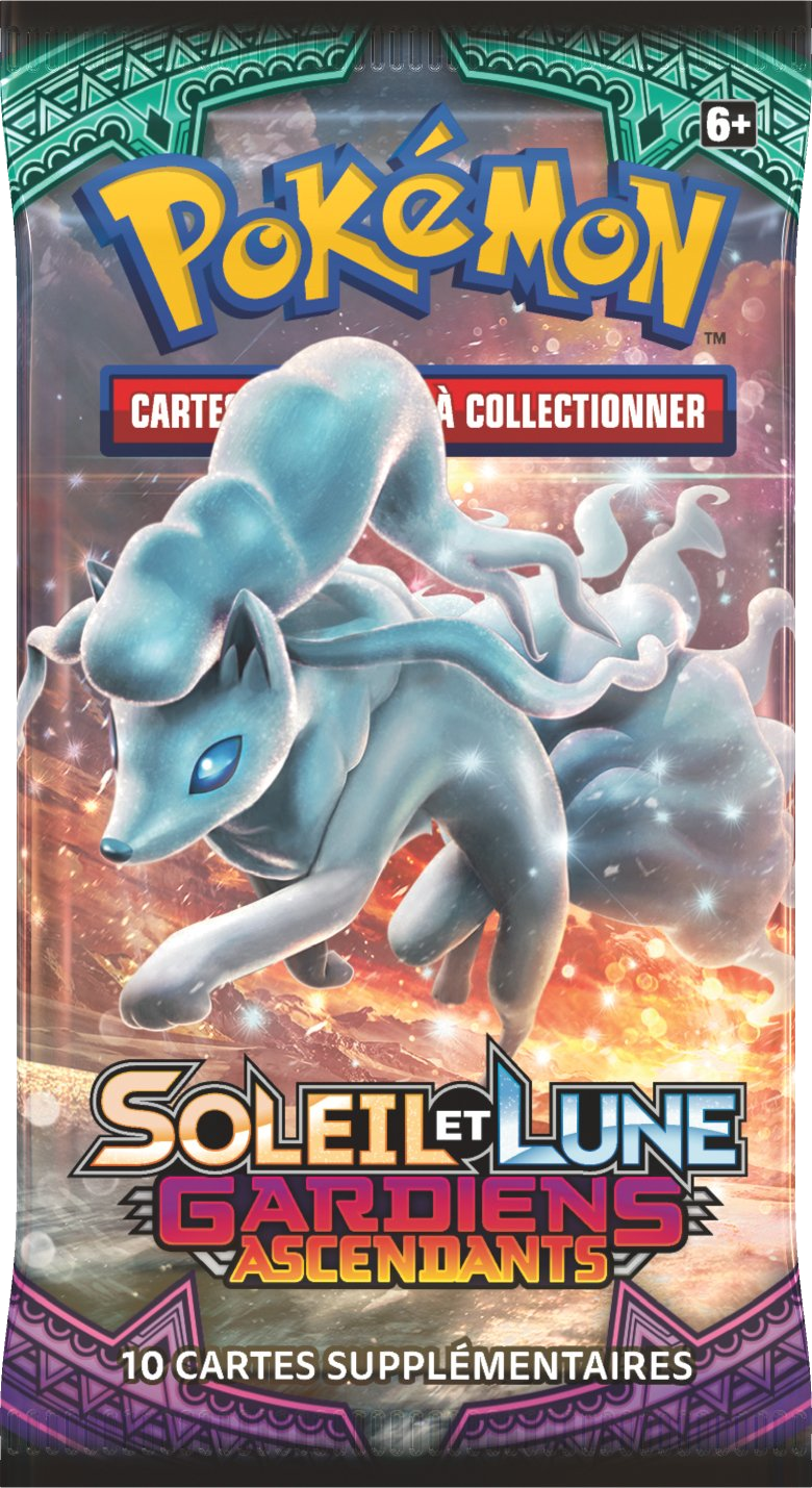 Pokémon Soleil et Lune: Gardien Ascendants - Booster Cover Transparent
