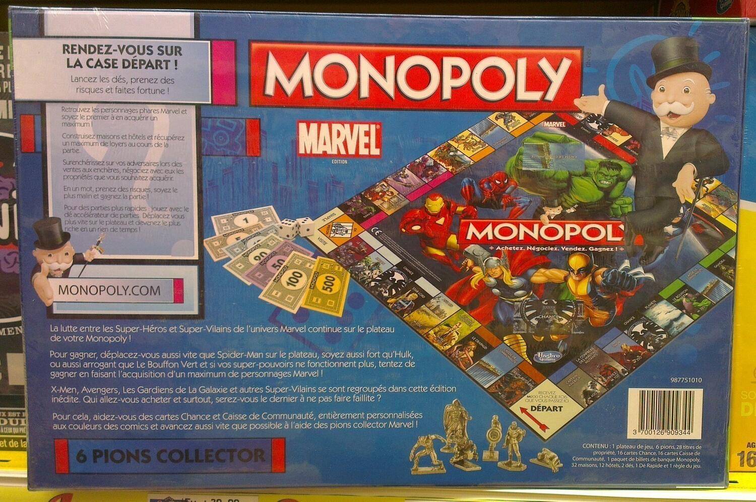 Monopoly: Marvel Back