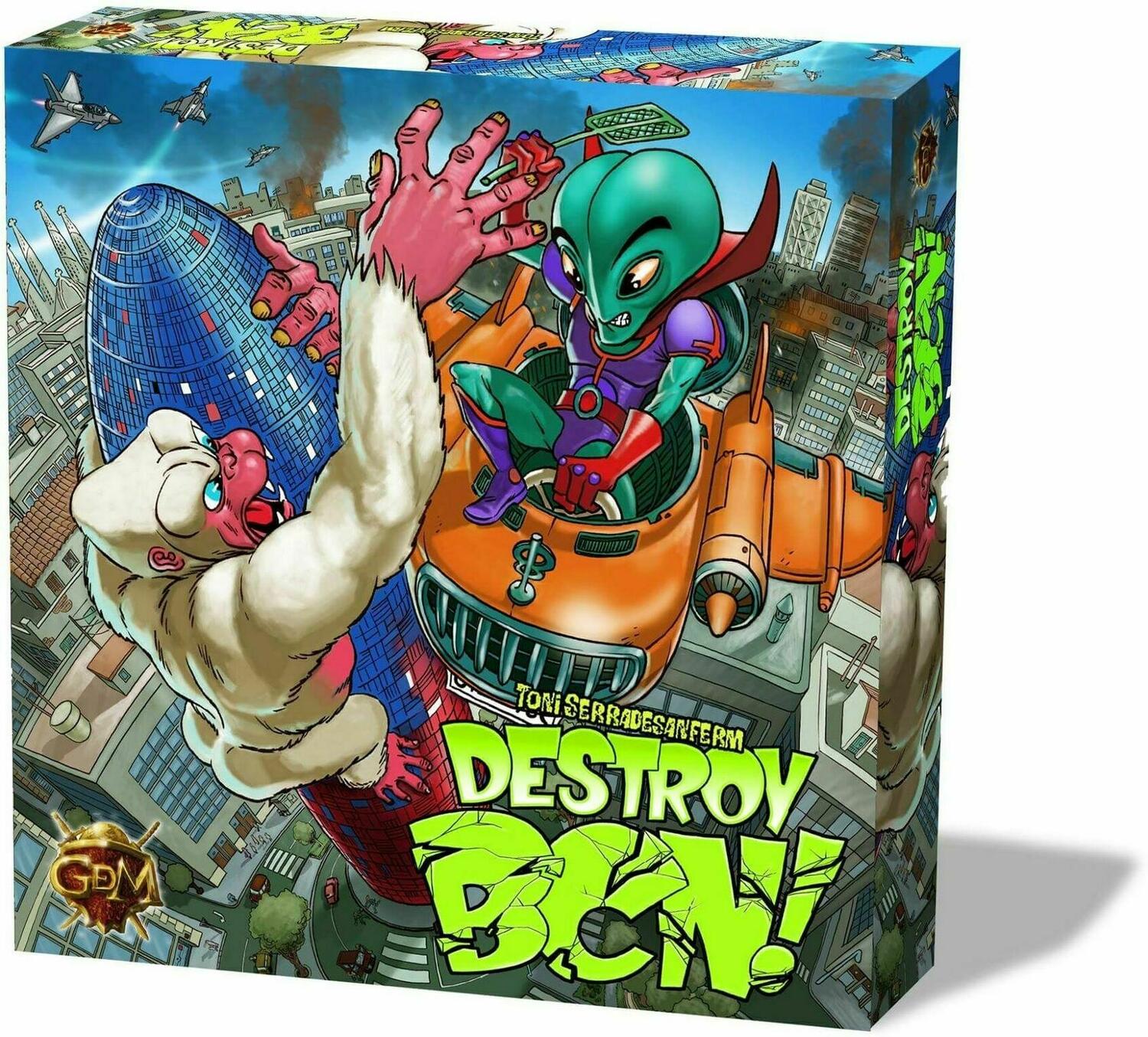 Destroy BCN ! Cover 3d
