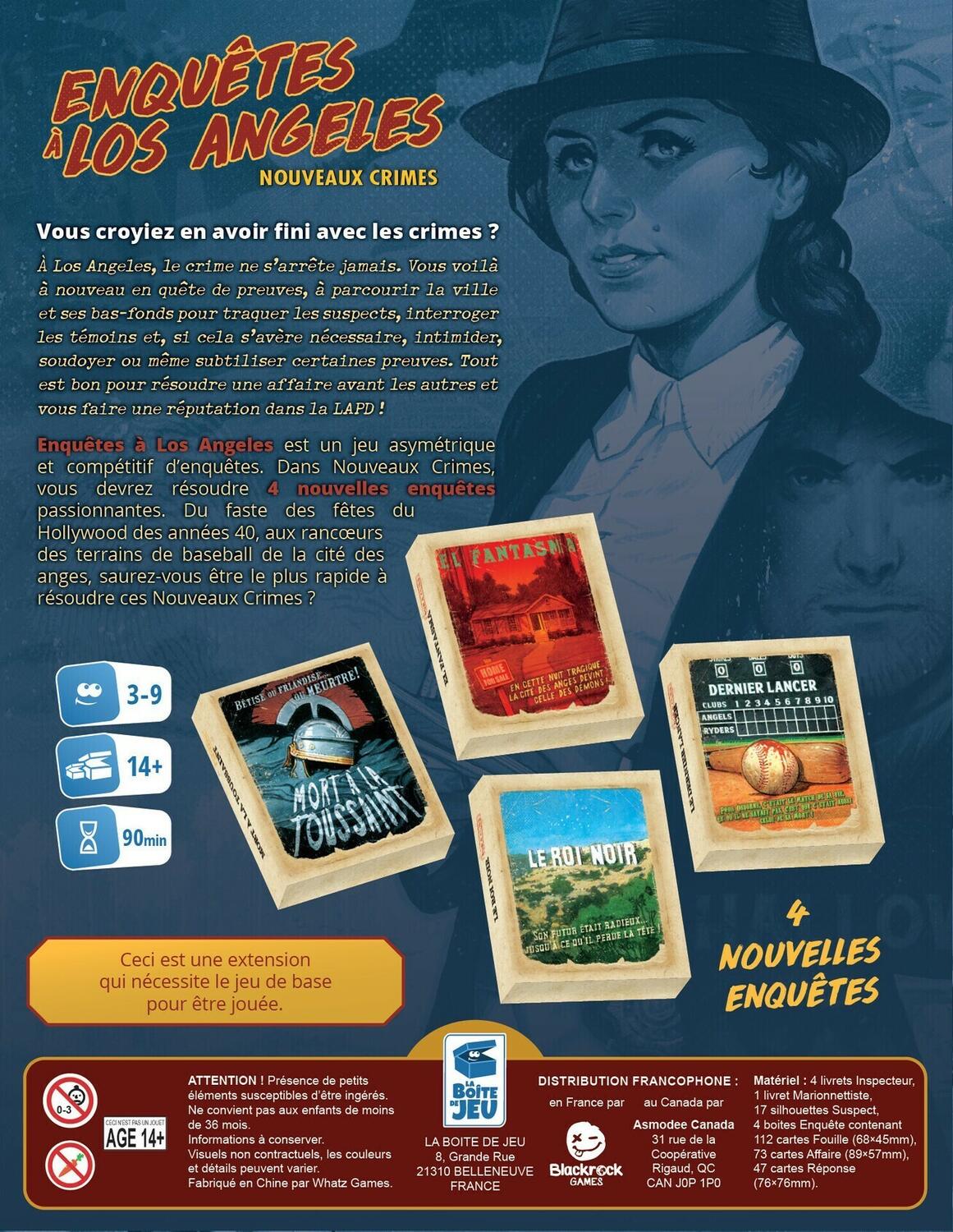 Enquêtes à Los Angeles: Nouveaux Crimes Back