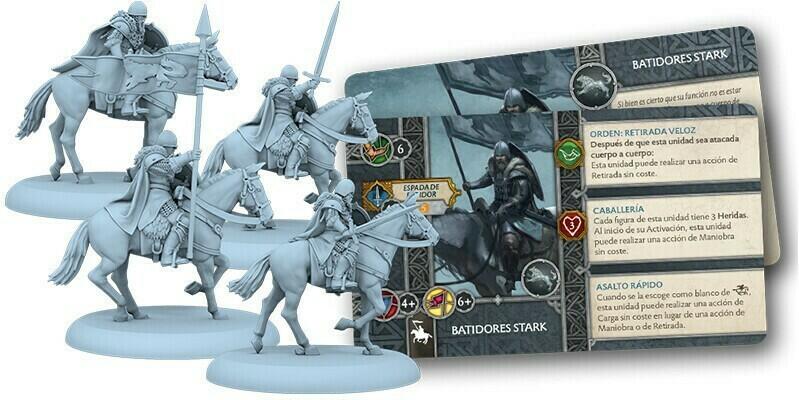 Le Trône de Fer: Le Jeu de Figurines - Cavaliers Stark Eclate