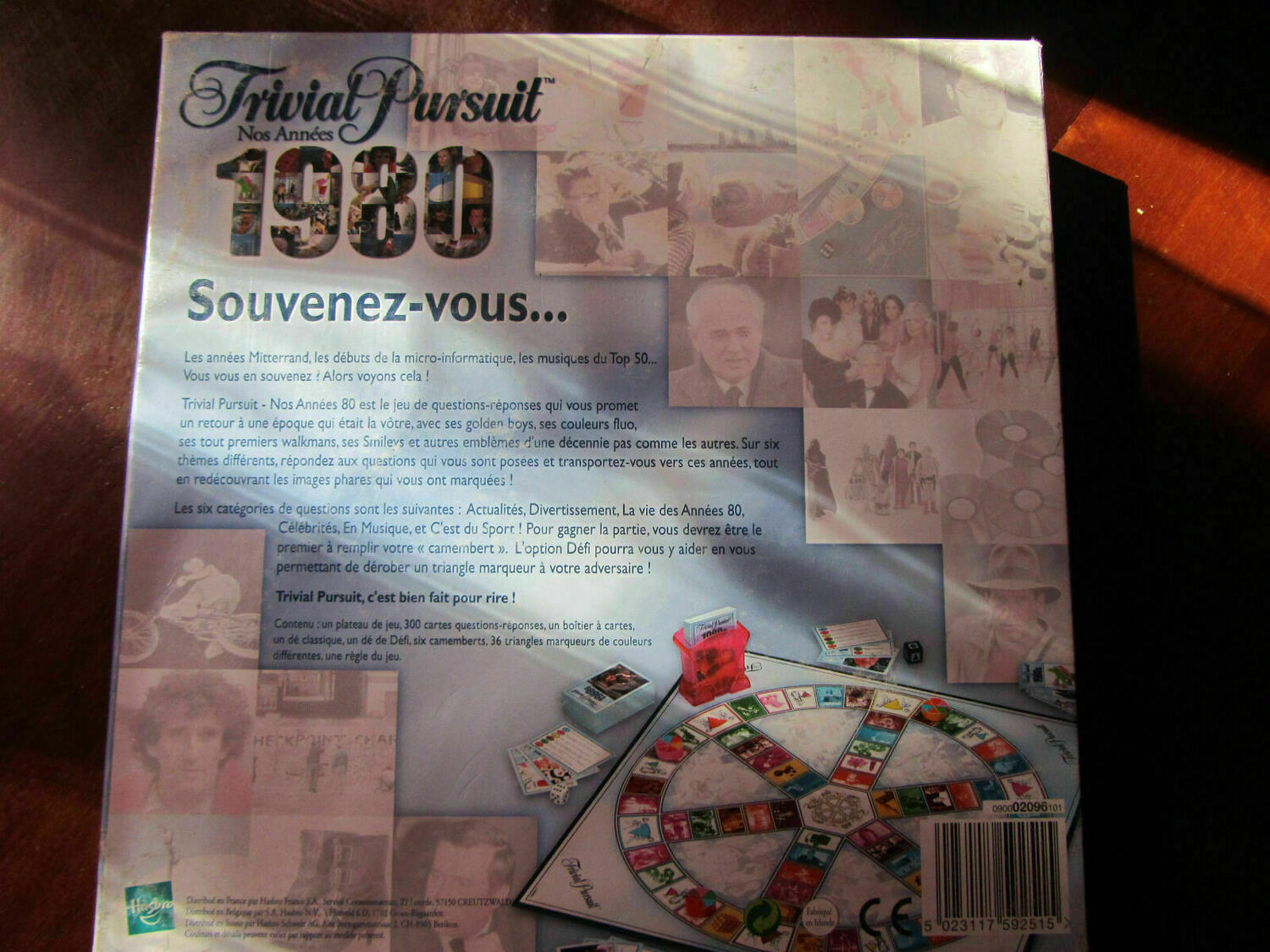 Trivial Pursuit: Nos Années 1980 Back 3d