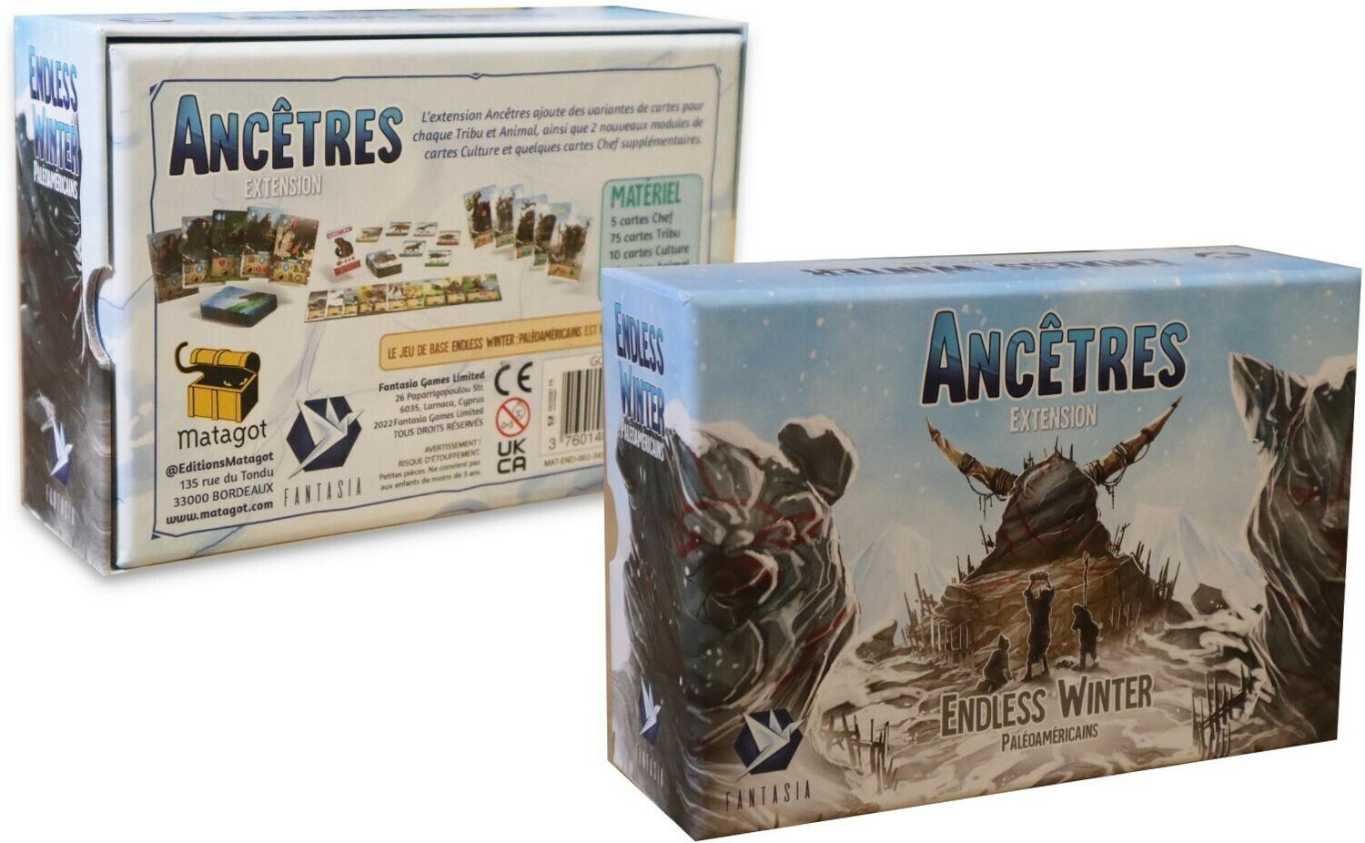 Endless Winter: Paléoaméricains - Ancêtres Cover Back 3d