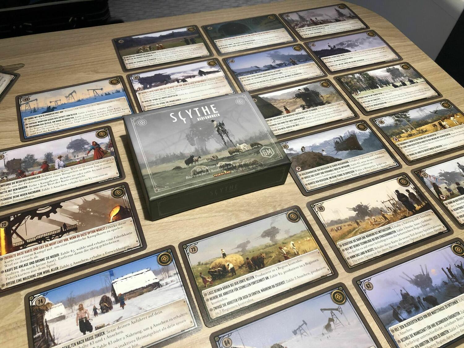 Scythe: Rencontres Cartes